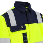 Herock Hydros Hi Vis Jacket (Yellow / Navy)