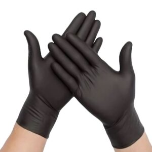 Black Nitrile Disposable Gloves - Medical Grade - Powder Free