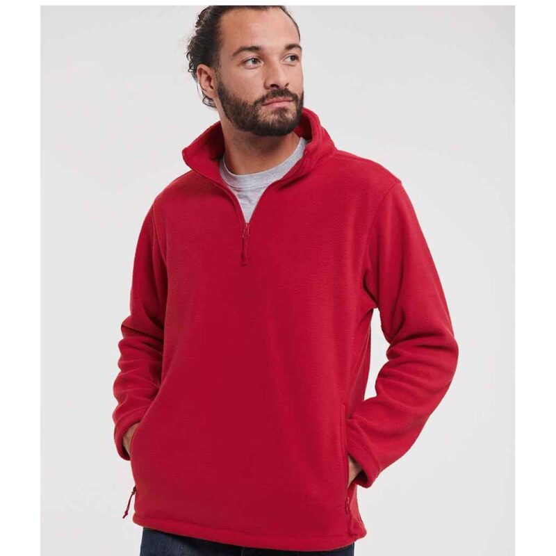 Russell Zip Neck Outdoor Fleece