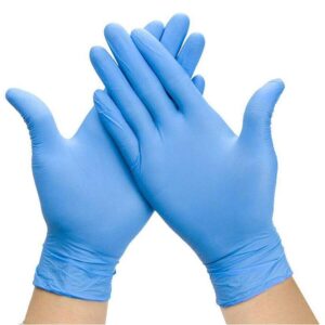 Economy Blue Nitrile Disposable Gloves - Medical Grade - Powder Free