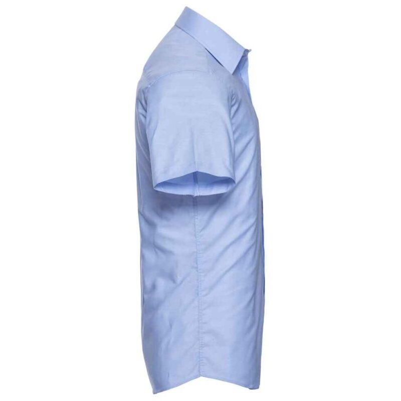 Russell Collection Short Sleeve Tailored Oxford Shirt