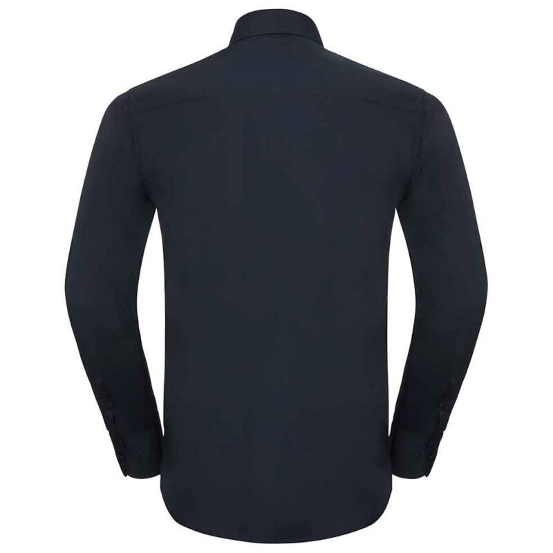 Russell Collection Long Sleeve Tailored Poplin Shirt