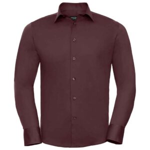 Russell Collection Long Sleeve Easy Care Fitted Shirt