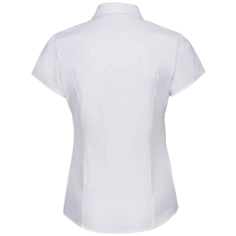 Russell Collection Ladies Short Sleeve Easy Care Fitted Shirt