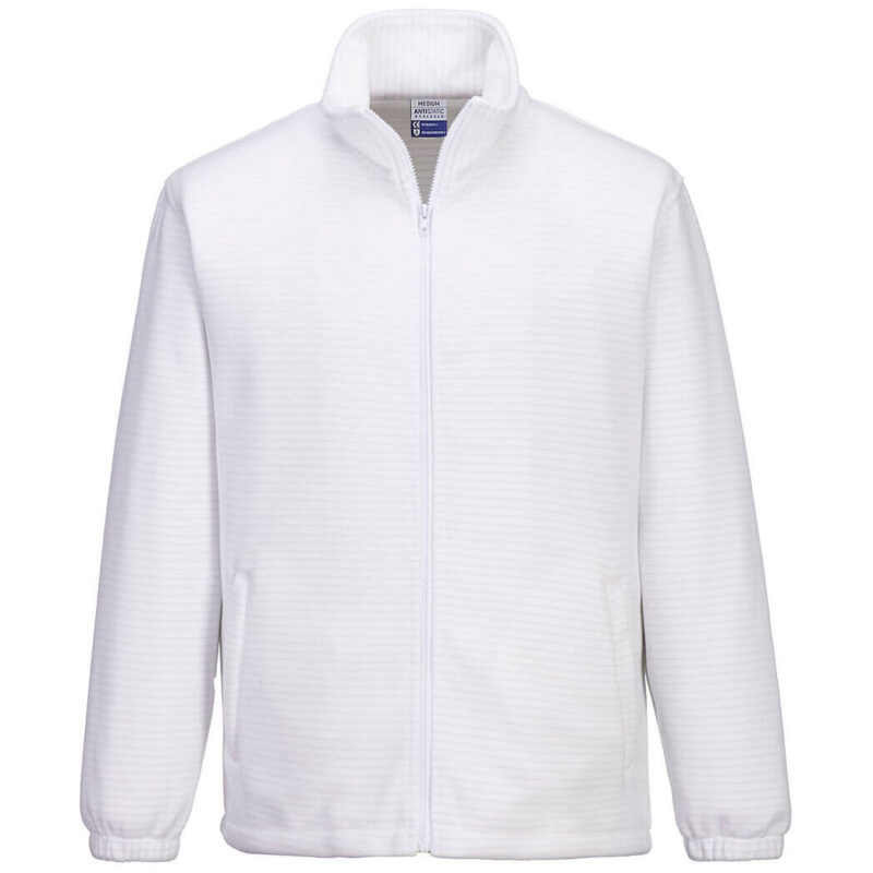 Portwest Anti-Static ESD Fleece - White