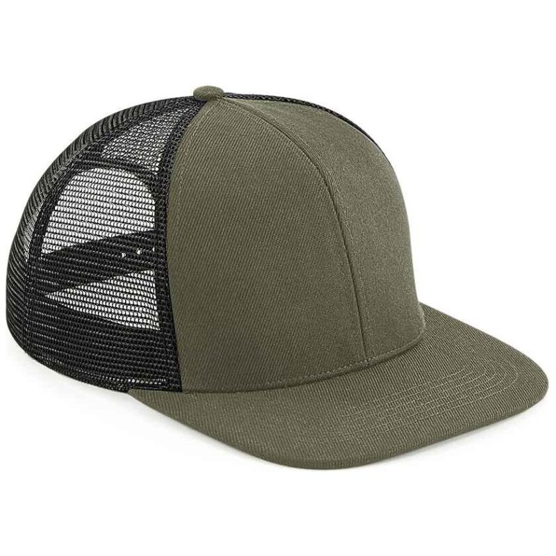 Beechfield Original Flat Peak 6 Panel Trucker Cap