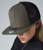 Beechfield Original Flat Peak 6 Panel Trucker Cap