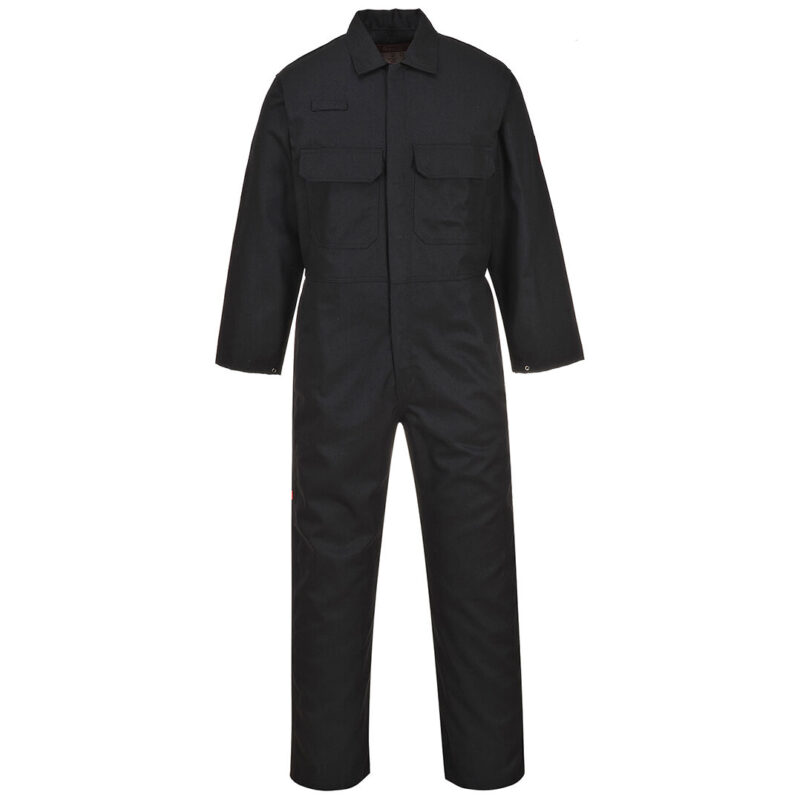 Portwest Bizweld FR Coverall - Black Tall