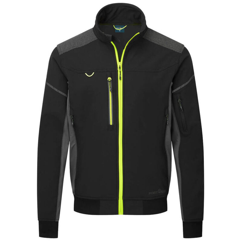 Portwest EV4 Softshell Bomber Jacket - Black