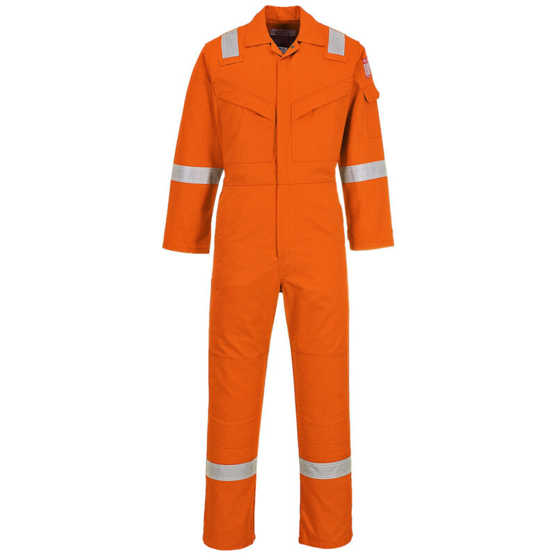 Portwest Flame Resistant Anti-Static Coverall 350g - Orange Tall