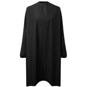 Premier Waterproof Long Sleeve Salon Gown Black  PR117