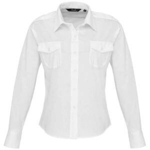 Premier Ladies Long Sleeve Pilot Shirt