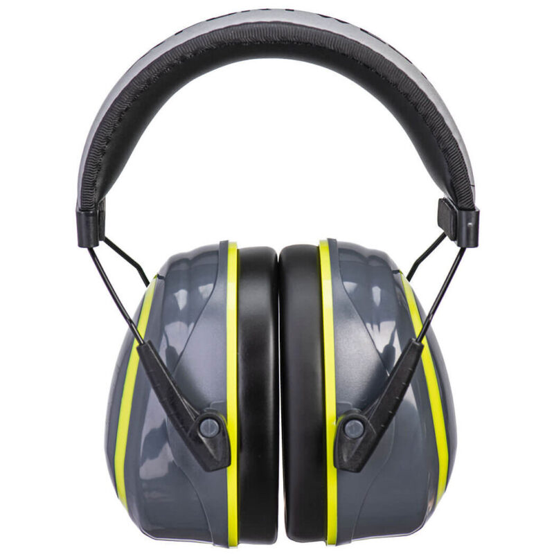 Portwest HV Extreme Ear Defenders Medium Grey/Yellow PW73