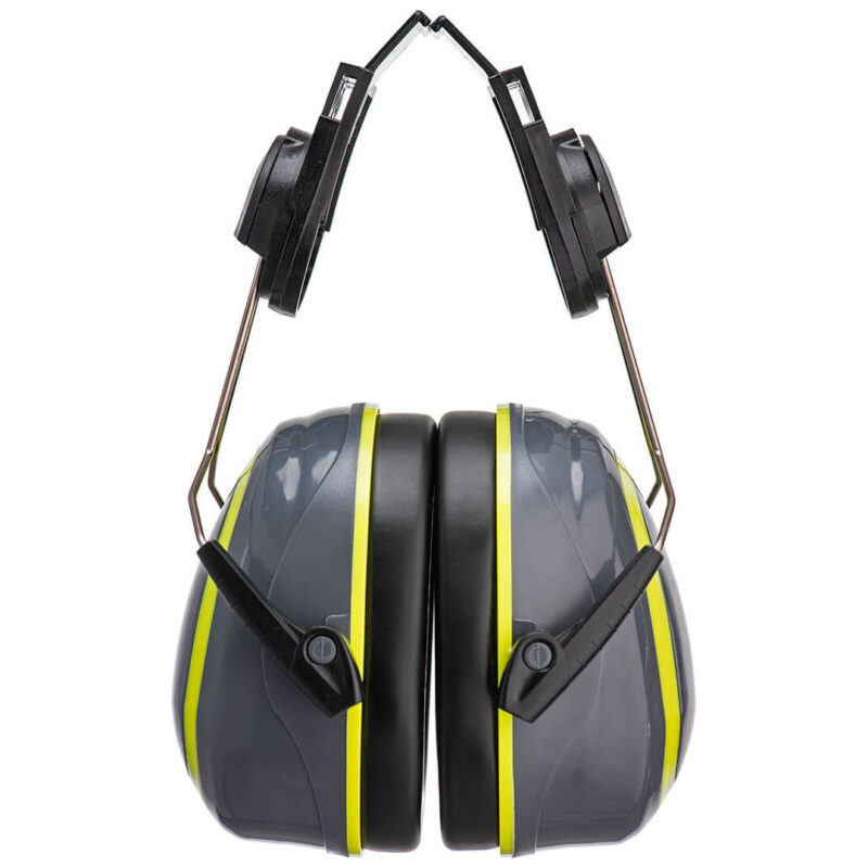 Portwest HV Extreme Ear Defenders Medium Clip-On Grey/Yellow PW76