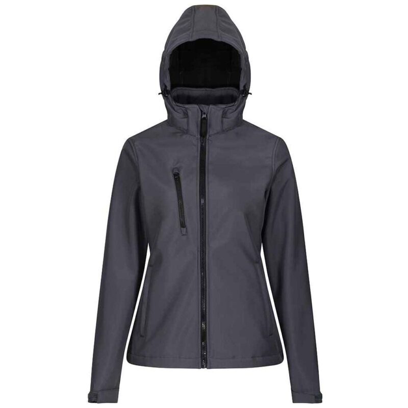 Regatta Ladies Venturer Three Layer Hooded Soft Shell Jacket