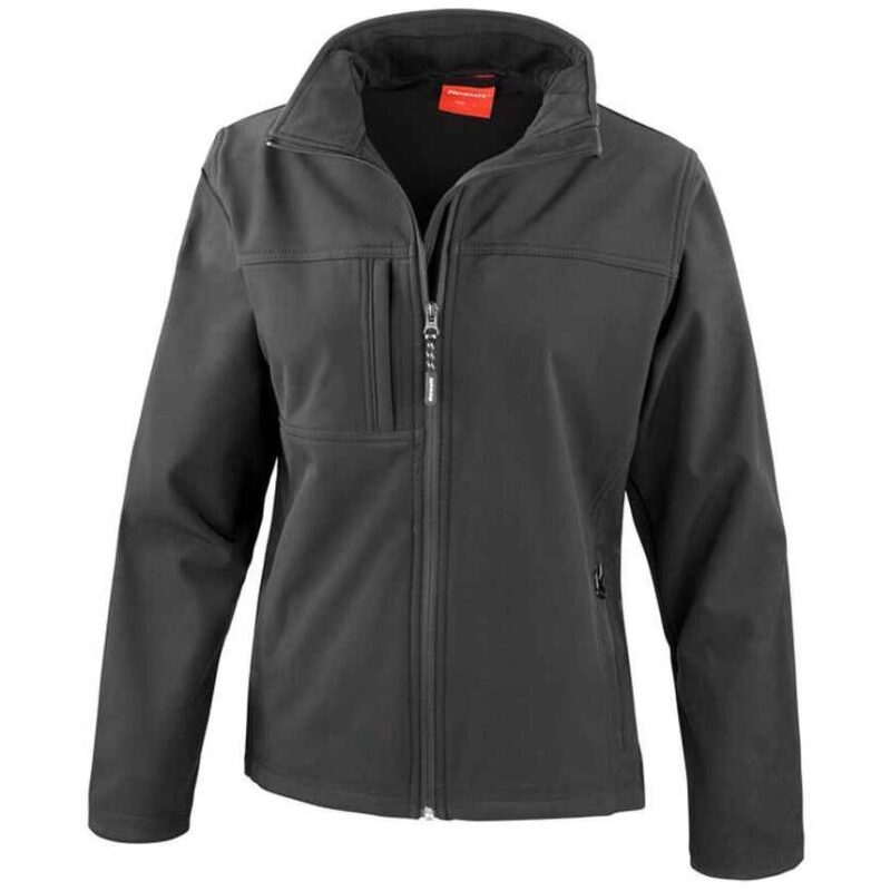 Result Ladies Classic Soft Shell Jacket - Black