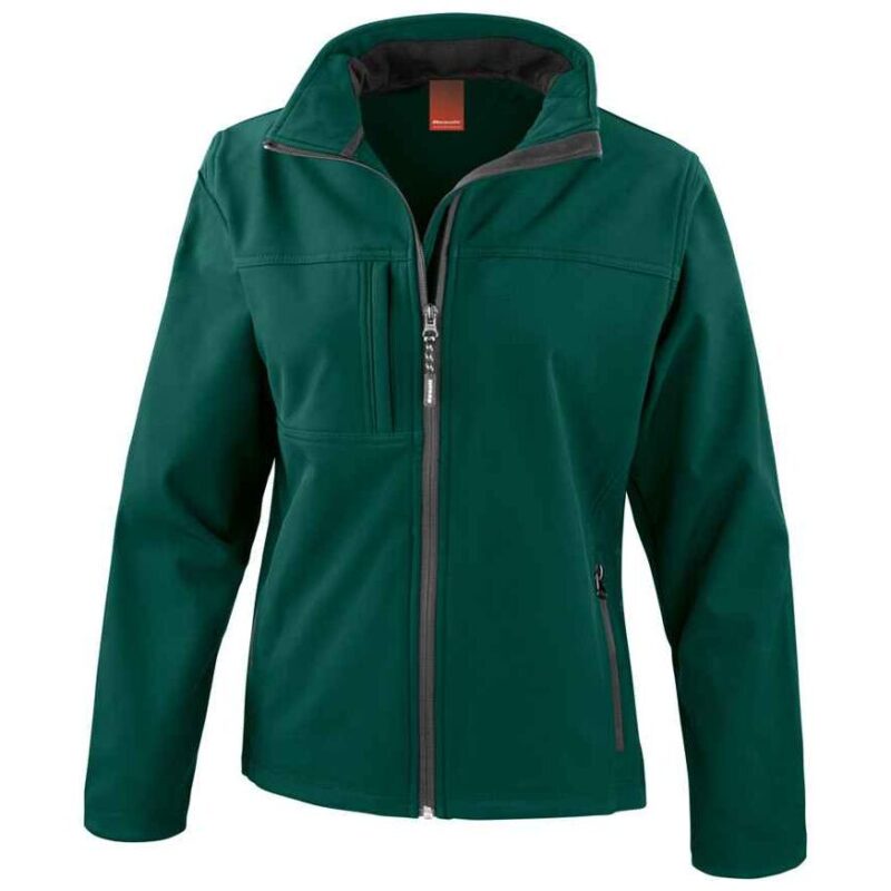 Result Ladies Classic Soft Shell Jacket - Bottle Green