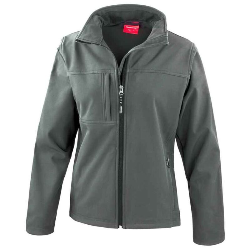 Result Ladies Classic Soft Shell Jacket - Grey