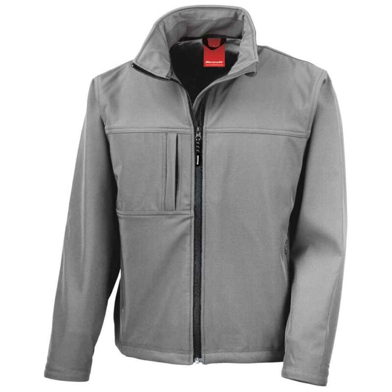 Result Classic Soft Shell Jacket - Workguard Grey