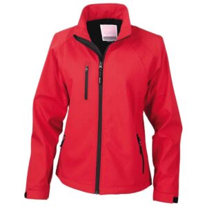Result Ladies Base Layer Soft Shell Jacket - Red
