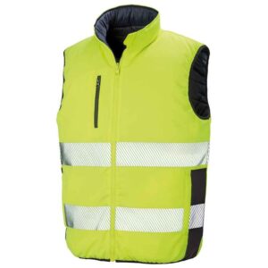 Result Safe-Guard Reversible Soft Padded Gilet