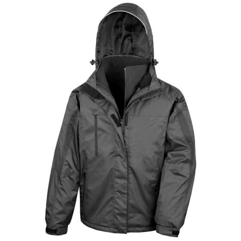 Result Journey 3-in-1 Jacket with Soft Shell Inner - Black
