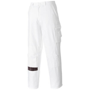 Portwest Painters Trousers - White Tall