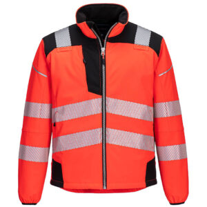 Portwest PW3 Hi-Vis Softshell - Orange/Navy