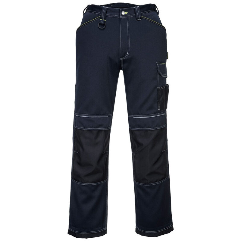 Portwest PW3 Work Trousers - Navy/Black Short
