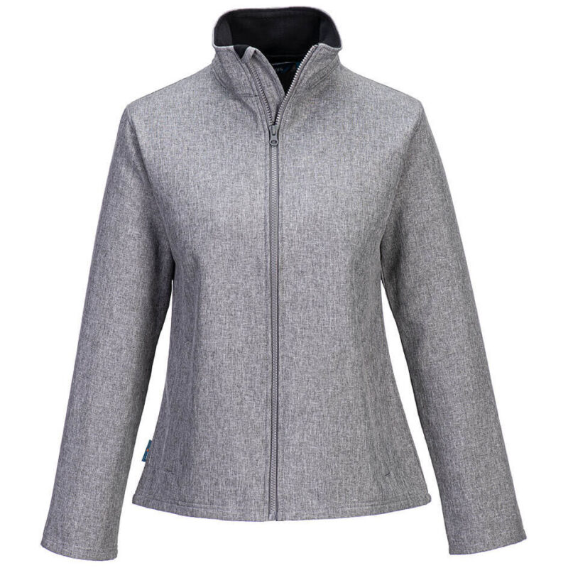 Portwest Women's Print and Promo Softshell - Grey Marl