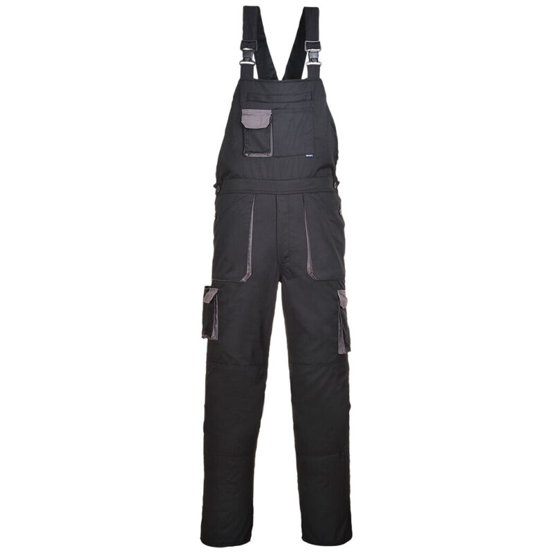 Portwest Portwest Texo Contrast Bib and Brace - Black Tall