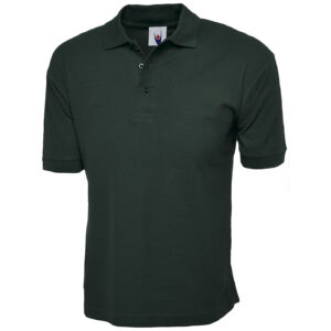 Uneek UC112 Cotton Rich Poloshirt - Black