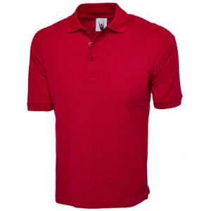 Uneek UC112 Cotton Rich Poloshirt - Black