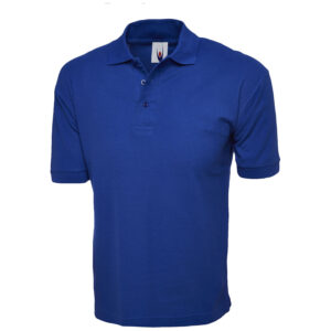 Uneek UC112 Cotton Rich Poloshirt - Black