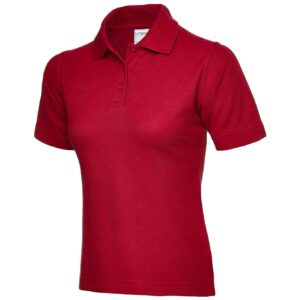 Uneek UC115 Ladies Ultra Cotton Poloshirt - Hot Pink