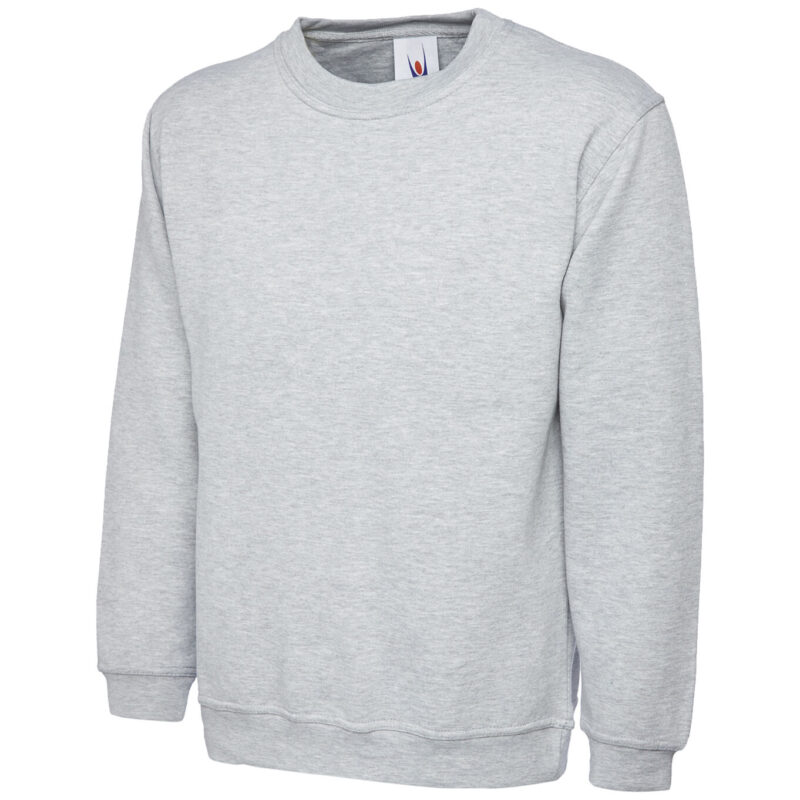 Uneek UC201 Premium Sweatshirt - Heather Grey