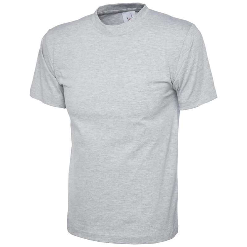 Uneek UC302 Premium T-shirt - Heather Grey