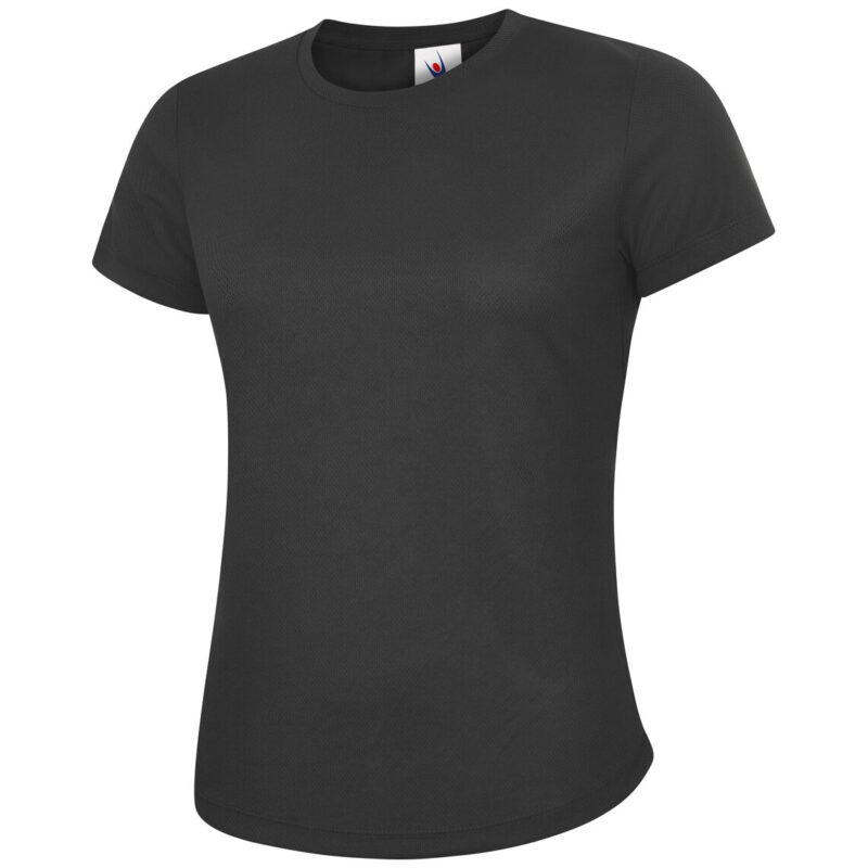 Uneek UC316 Ladies Ultra Cool T Shirt - Black