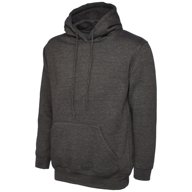 Uneek UC502 Classic Hooded Sweatshirt - Charcoal