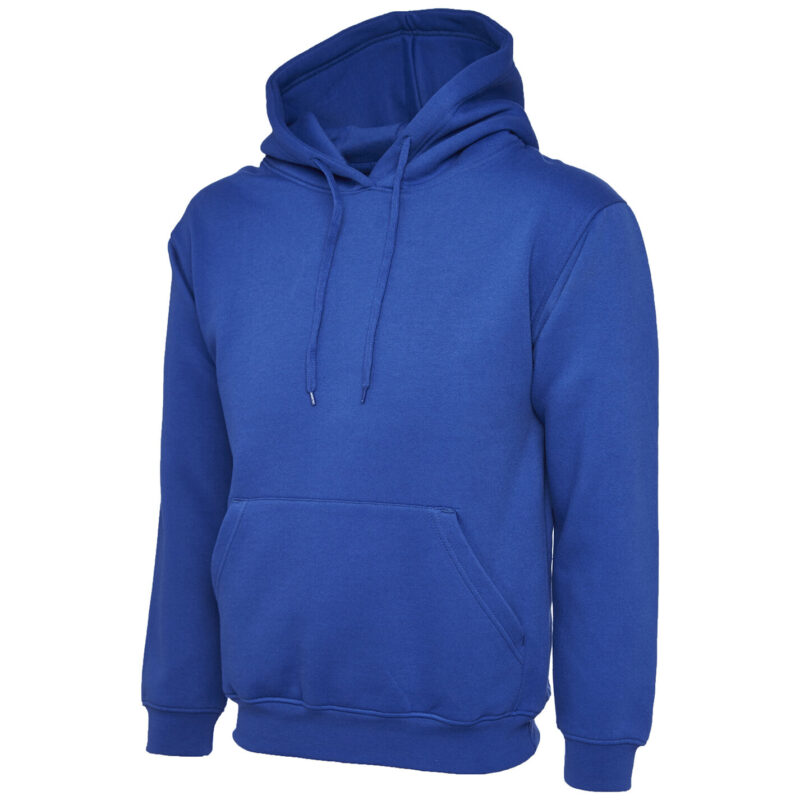 Uneek UC502 Classic Hooded Sweatshirt - Royal