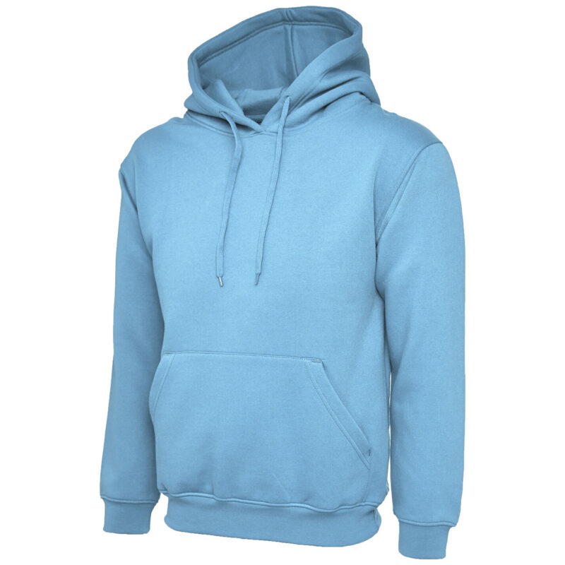 Uneek UC502 Classic Hooded Sweatshirt - Sky