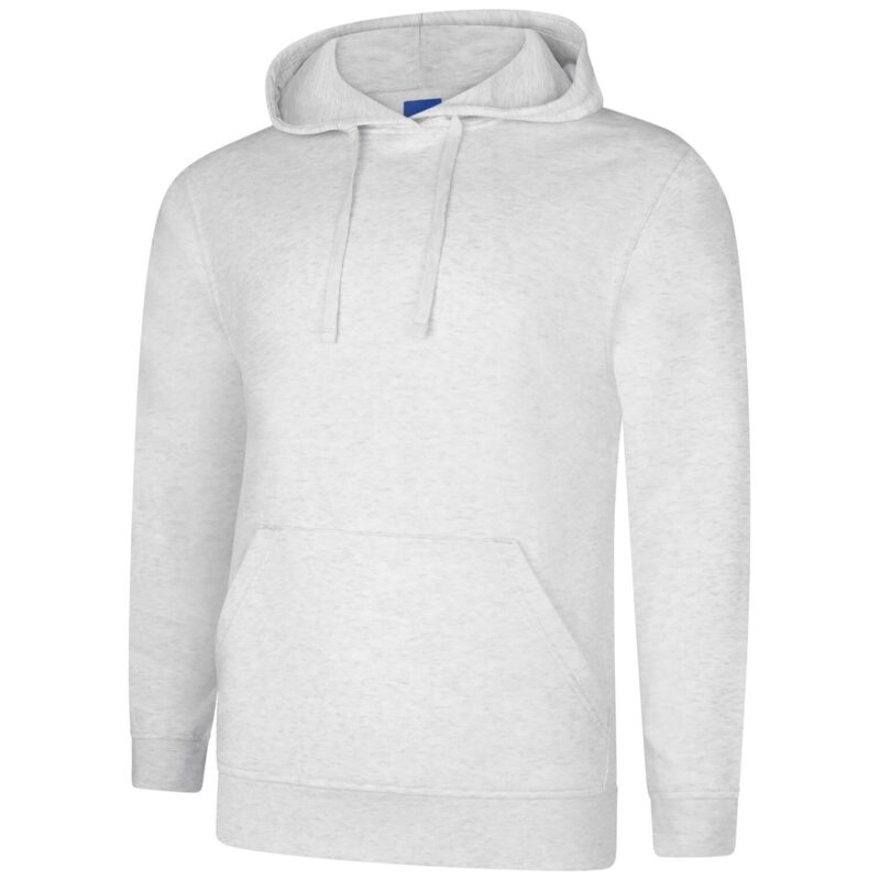 Uneek UC509 Deluxe Hooded Sweatshirt - Ash