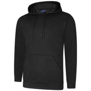 Uneek UC509 Deluxe Hooded Sweatshirt - Sizzling Red