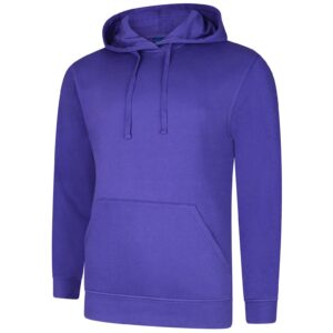 Uneek UC509 Deluxe Hooded Sweatshirt - Sizzling Red