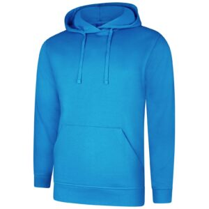Uneek UC509 Deluxe Hooded Sweatshirt - Sizzling Red