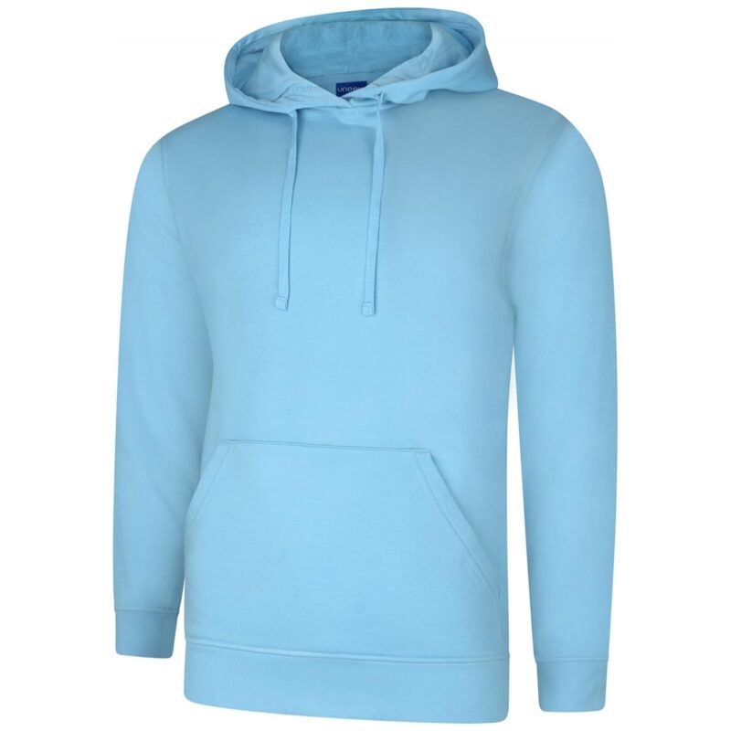 Uneek UC509 Deluxe Hooded Sweatshirt - Sky