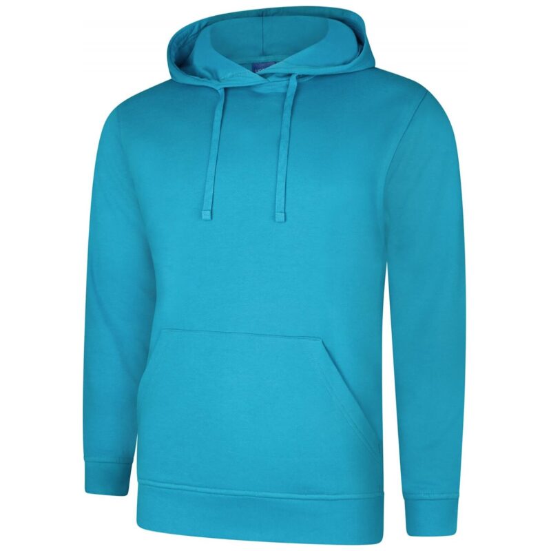 Uneek UC509 Deluxe Hooded Sweatshirt - Sapphire Blue
