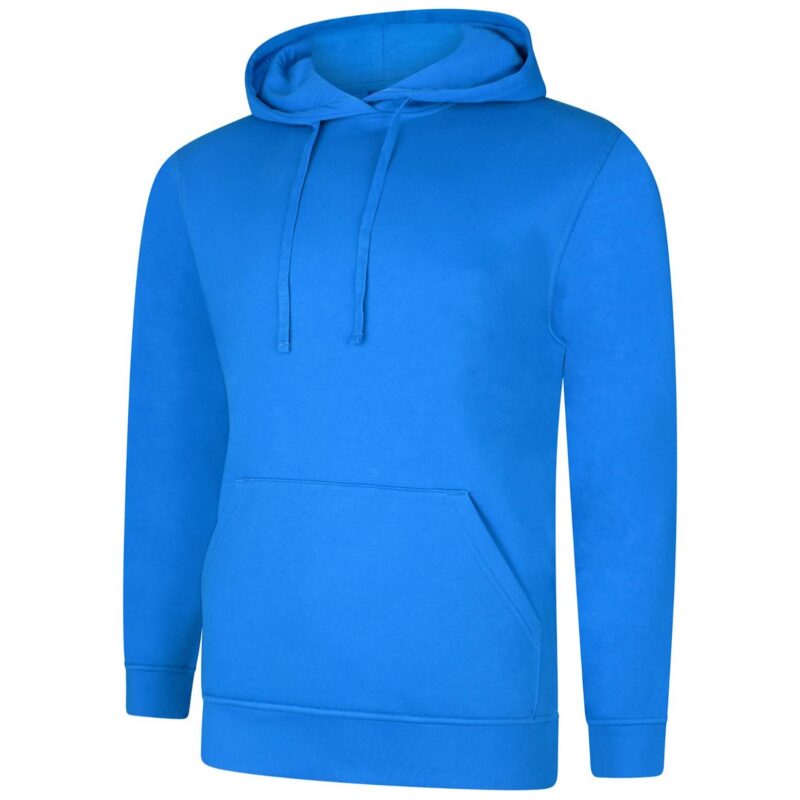 Uneek UC509 Deluxe Hooded Sweatshirt - Tropical Blue
