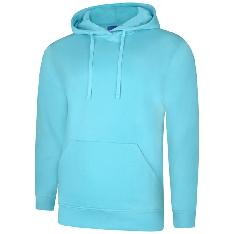 Uneek UC509 Deluxe Hooded Sweatshirt - Turquoise