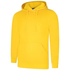 Uneek UC509 Deluxe Hooded Sweatshirt - Sizzling Red